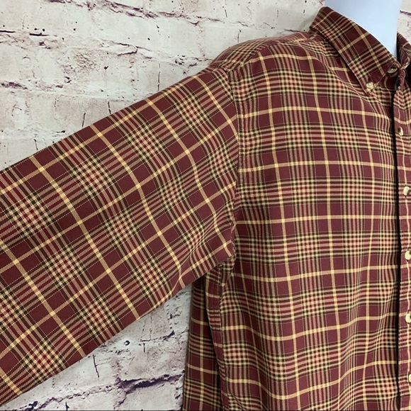 L.L. Bean Plaid Button Front Shirt - Picture 4 of 8